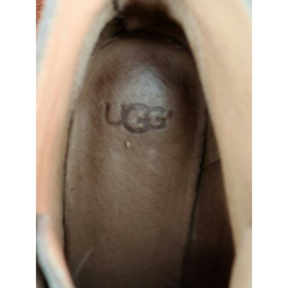 UGG Corin Slip On Suede Block Heel Ankle Boots Bootie Women's Size 6 1018642 - Picture 8 of 9
